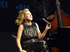 Diana Krall and band at the National Arts Centre, Dec. 1, 2017.