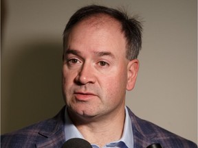 Ottawa Senators GM Pierre Dorion, whose club is 14 points out of the final wild-card playoff position in the NHL's Eastern Conference. Andre Ringuette/NHLI via Getty Images