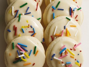 "It’s a fun one to have for the holidays," Stella Parks says of these fluffy vanilla cookies. "You can dye the frosting any colour you want and you can use whatever cool holiday sprinkles you have on hand."