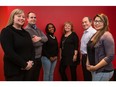 The past year has been a stressful one for employees at Masha Krupp Translation Group, which lost its most important contract in 2016 after a flawed evaluation. More recently, the company has secured important new wins that will eventually make up last year's loss. From left: Elizabeth Blonde, François Cyrenne, Sarah Nyangezinka, Masha Krupp, Lionel Dugue, and Maria Menezes. Photo Wayne Cuddington