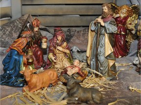 Bancroft police searching for figures of Mary and Baby Jesus stolen from church nativity scene.