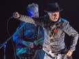 Gord Downie performs his solo project "Secret Path" at the Rebecca Cohn Auditorium, in Halifax on Tuesday, Nov. 29, 2016. Downie, the poetic lead singer of the Tragically Hip whose determined fight with brain cancer inspired a nation, has died. He was 53.