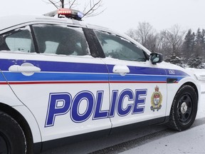 Ottawa Police car in Ottawa Monday Dec 18, 2017.   Tony Caldwell