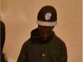 Police issued this picture of a possible witness in the murder of Zakariah Iqbal in Vanier