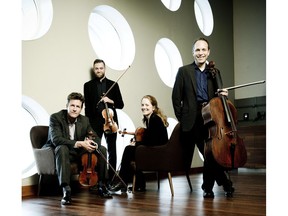 St. Lawrence String Quartet will return to Ottawa for a Jan. 15 performance at Dominion-Chalmers United Church.