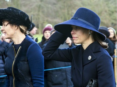 The British Royal family arrive at Sandringham to celebrate Christmas Day  Featuring: Royal Family Where: Sandringham, United Kingdom When: 25 Dec 2017 Credit: Ward/WENN.com ORG XMIT: wenn33520360