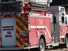 A Gatineau fire truck.