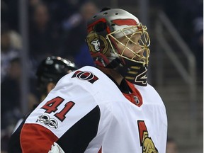 Senators goaltender Craig Anderson.