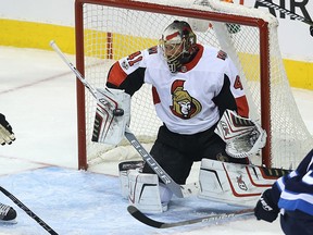 Ottawa Senators goaltender Craig Anderson.