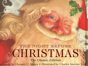 Book cover- the night before Christmas.