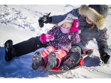 Another extreme cold warning was issued for the Ottawa area on Saturday, Jan. 13, 2018, but that didn't stop people from getting out and enjoying the bright sunshine.