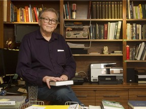 Author Kenn Harper in his Ottawa home.