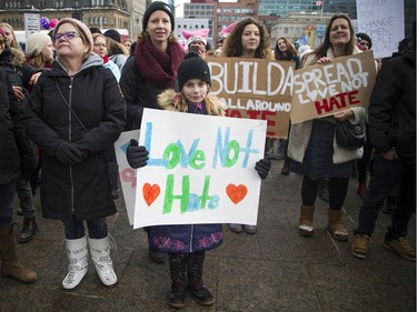 Thousands came out to take part in the Women's March on Ottawa.