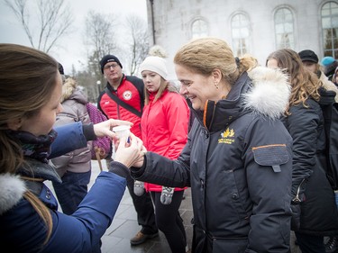 Gov. Gen. Julie Payette hosted the Winter Celebration on the grounds of Rideau Hall.