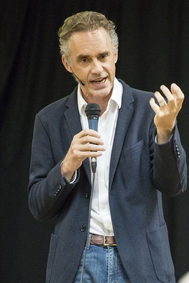 Dr. Jordan Peterson, a University of Toronto professor, speaks to a group of people at the Carleton Place Arena during a talk hosted by Randy Hiller, Progressive Conservative MPP for Lanark-Frontenac-Lennox and Addington Thursday, June 15, 2017.  (Darren Brown/Postmedia)  NEG: 126867