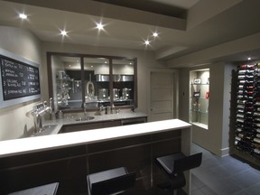 Kal Wallner created a home bar and brew room in his Ottawa home.