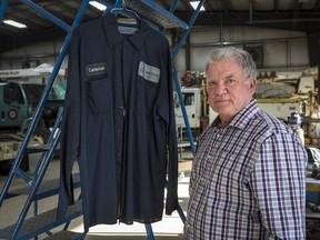 Tallman Truck Centre general manager Dwight McMillan worked with Cameron Scrim who was killed in a hit-and-run. Dwight is planning to frame Cameron's uniform to display in the Stittsville business.