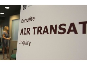 The Canadian Transportation Agency held hearings into two Air Transat flights stranded in Ottawa in July.