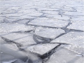 22.7 per cent of the Great Lakes has frozen over.