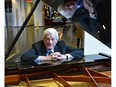 EDMONTON, ALTA: MARCH 30, 2016 -- Tommy Banks will be playing this special limited edition, first one of 12 units, Bösendorfer Oscar Peterson Signature Series which commemorates his 90th birthday, at a fundraiser on Thursday night in Edmonton, March 30, 2016. (ED KAISER/PHOTOGRAPHER)