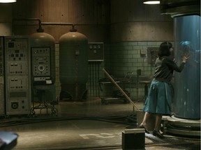 This image released by Fox Searchlight Pictures shows Sally Hawkins and Doug Jones in a scene from the film "The Shape of Water."