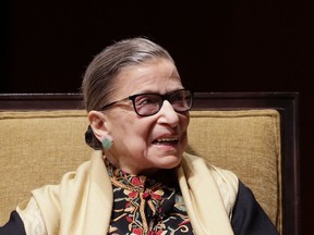 Ruth Bader Ginsburg had some wise words about where people's rights start and end.