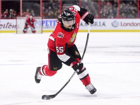 Ottawa captain Erik Karlsson is on a contract that expires in July 2019.