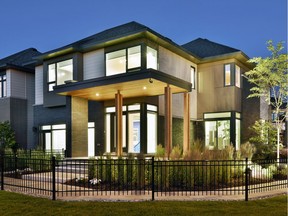 HN's homes feature signature elements of architect Chris Simmonds – clean lines and lots of glass.