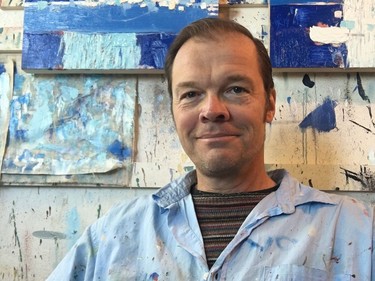 Ivan Murphy: “He’s from Nova Scotia and studied at the Nova Scotia College of Art and Design. He did a series of large-scale oil installations to reflect his time deployed on the same ship in the Halifax Harbour as Eric Walker.”