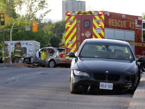 Suranjan Arasaratnam, 34, lost control of his black BMW drifted across two lanes, jumped the median and collided head-on with the Hyundai Accent driven by Kouchi Matsumoto, who was killed instantly. His wife, Lynda, was seriously injured.