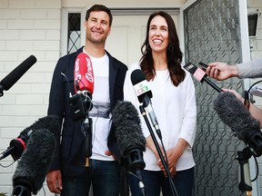 "We are going to make this work and New Zealand is going to help us raise our first child," said New Zealand prime minister Jacinda Ardern.