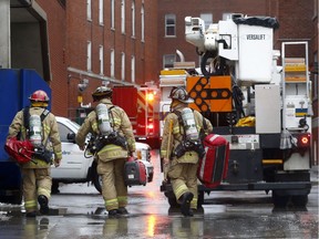 Ottawa Fire Services were called to the Civic campus of the Ottawa Hospital Friday to investigate a smoky fire in the hospital's hydro power vault. Tony Caldwell
