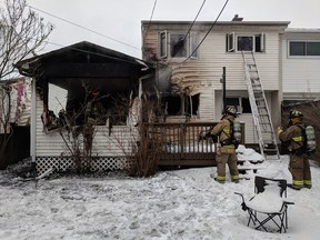 Ottawa firefighters extinguished a blaze  at 3289 Southgate Drive on Friday morning. Quick work by fire crews minimized damage to the house next door.