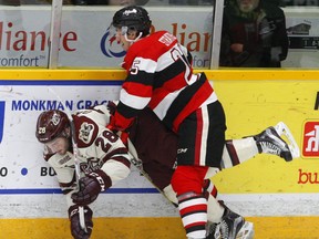 The Ottawa 67s traded Peter Stratis yesterday. (Postmedia file photo)