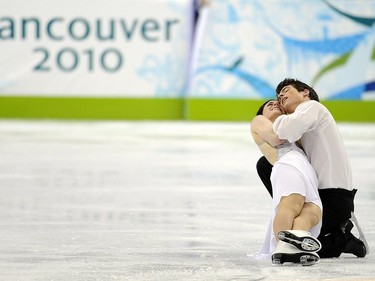 OLY--Vancouver 2010 Winter Olympics; figure skating free dance at Pacific coliseum,Canada's Tessa Virtue and Scott Moir ,monday 22, 2010.