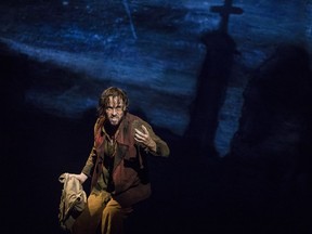Nick Cartell as Jean Valjean in Les Misérables.