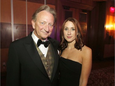 Ottawa Senators owner Eugene Melnyk and girlfriend Sharilyne attend the Senators Soiree in Gatineau, Sunday, February 11, 2018.