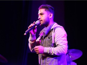 Mohammed Naser sings a band called Arabesque, an all-male band comprised of five refugees and two immigrants from Syria. They will perform at a Feb. 25 fundraising concert for Canadian Blood Services and the Ottawa Inuit Children's Centre.