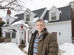 Lorne Johnson outside of his Manor Park home. He is planning to do green renovations to save save money on energy bills, taking advantage of the GreenON rebate program.