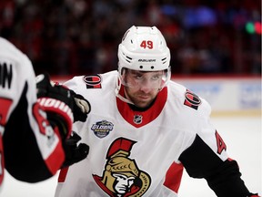 Chris DiDomenico had six goals and four assists in 24 NHL games with Ottawa this season.