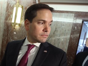Sen. Marco Rubio (R-FL) defends the gun lobby. He would; he's received millions from it.