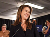 Caroline Mulroney speaks after being named as the Ontario PC nominee for the York-Simcoe riding in September 2017.