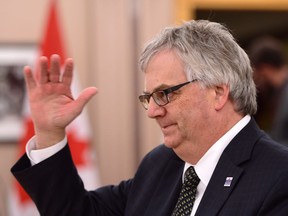 The Senate Committee on National Finance hears from Jean-Denis Frechette, Parliamentary Budget Officer, during a meeting on Parliament Hill, in Ottawa on Tuesday, Oct. 31, 2017. Prime Minister Justin Trudeau says a deal has been struck that will give the parliamentary budget officer the data needed to conduct an independent analysis of the amount of revenue Ottawa loses each year due to offshore tax havens and other tax avoidance schemes.