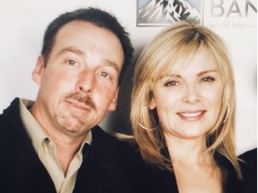 Actress Kim Cattrall photographed with her brother Chris, who was confirmed dead after disappearing from his rural Alberta home.