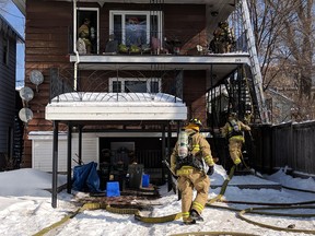 Ottawa fire on scene of a Workng Fire at 269 Lalemant St. in Vanier.