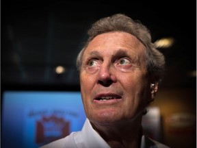 Paul Henderson poses for a photo during a Hockey Hall of Fame event in Toronto in September.