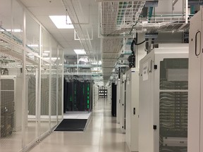 One of four pristine data centres operated by Shared Services Canada: still waiting to be filled
