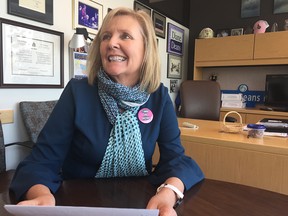 Gloucester-Southgate Coun. Diane Deans, seen in her office on Wednesday, will ask city council to create a women’s bureau at city hall and a council liaison for women’s issues. Jon Willing/Postmedia