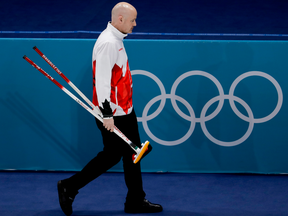 Canada’s Kevin Koe dropped his second straight game Sunday morning in the men’s curling tournament at the Olympics and after a 4-0 start is now in a battle for a playoff spot.