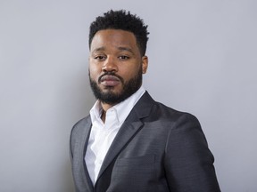 In this Jan. 30, 2018 photo, filmmaker Ryan Coogler poses for a portrait at the "Black Panther" press junket at the Montage Beverly Hills in Beverly Hills, Calif. The film opens nationwide on Friday, Feb. 16.